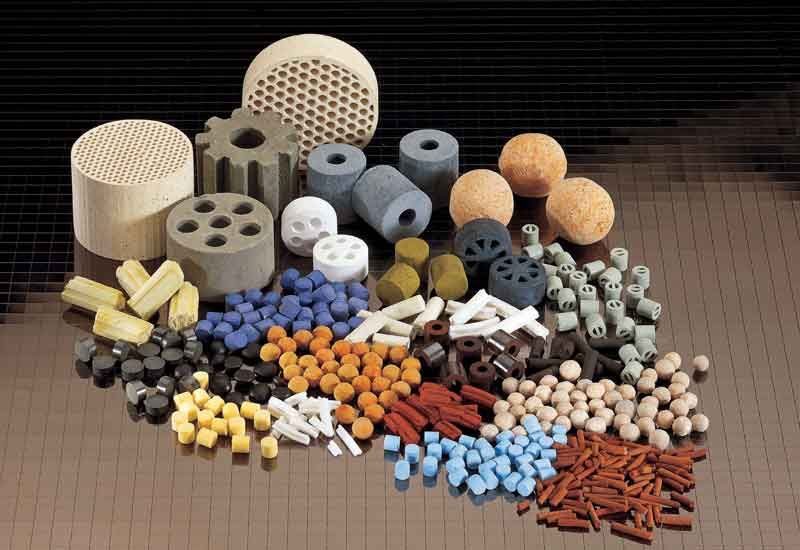 Refractory shapes and crucibles